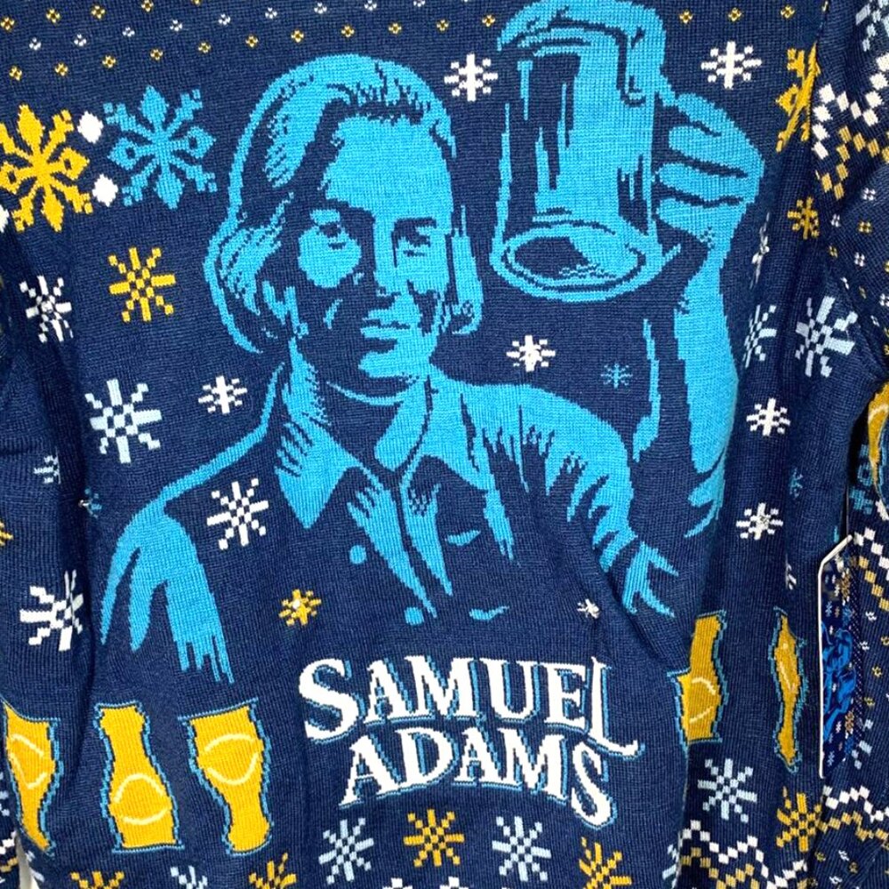 SAM ADAMS  Electric “Ugly" Christmas Sweater - LIGHTS UP! - Picture 6 of 9